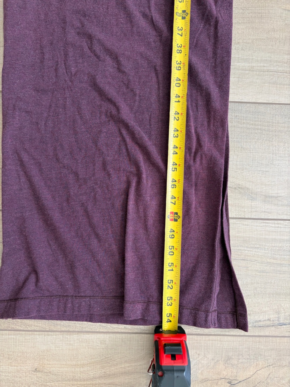 Lululemon Refresh Racerback Maxi Dress Heathered Bordeaux Drama Black Cherry 2 - Picture 8 of 8